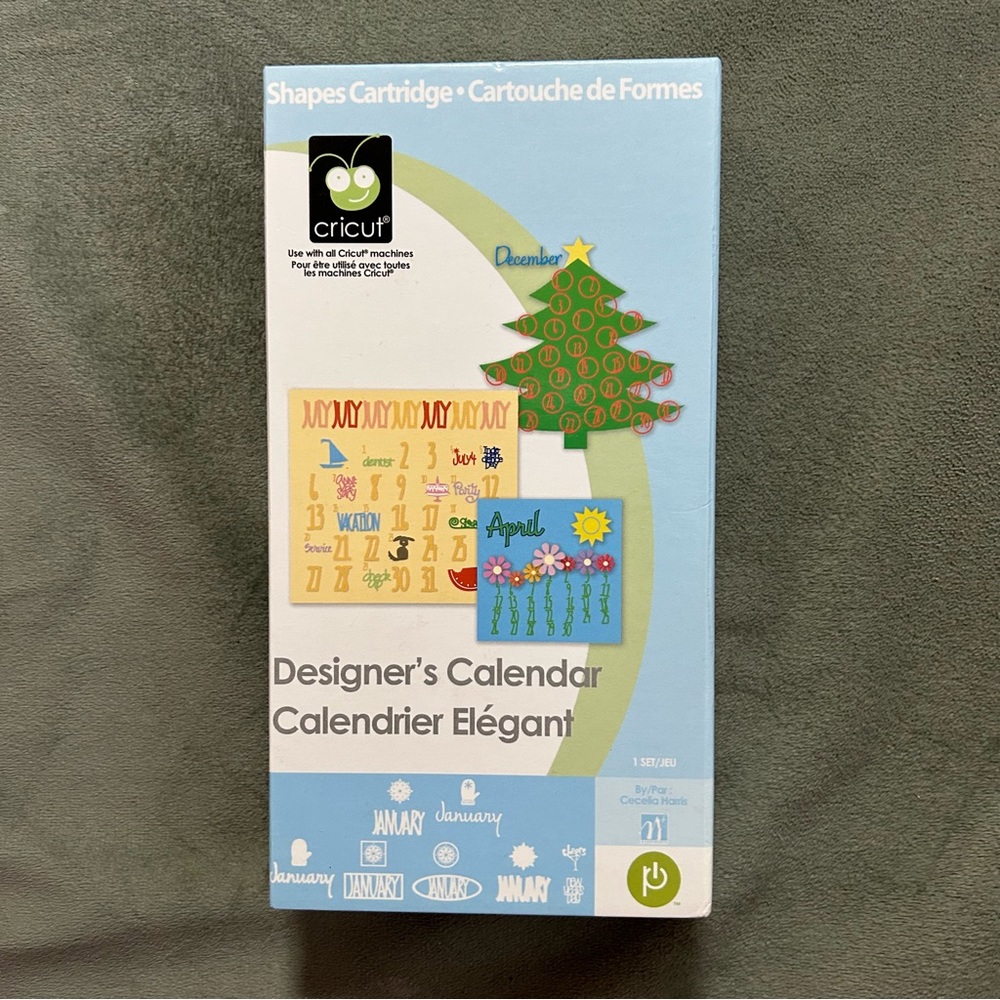Cricut DESIGNER CALENDAR shapes